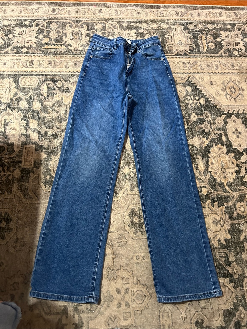 KATCH ME High Rise Wide Leg Jeans Medium Wash Size XS